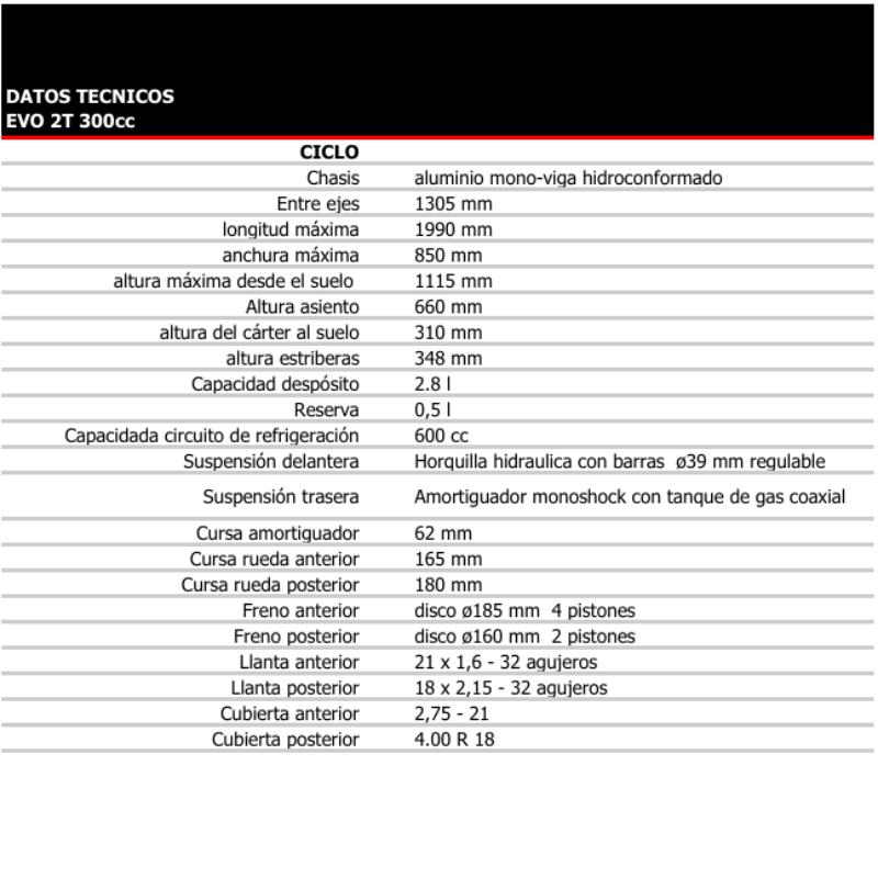 BETA TRIAL EVO 2T 300 2025