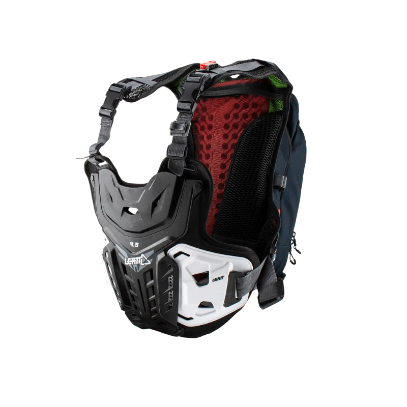 PECHERA LEATT MOTO 4.5 HYDRA NEGRO/ROJO