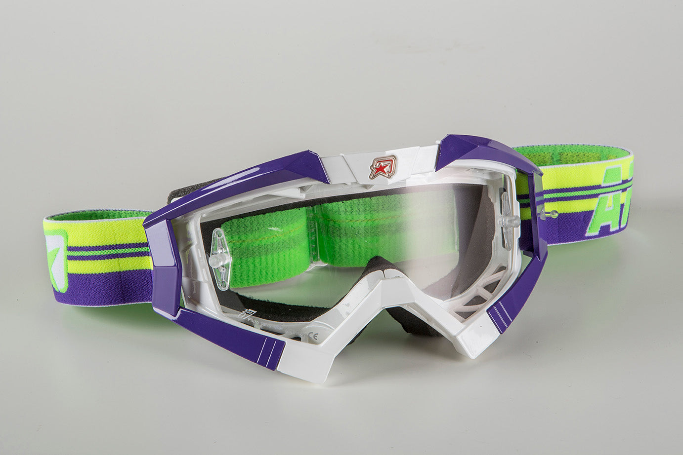 GAFAS MX RIDING CROWS TOP BLANCO GARRAS